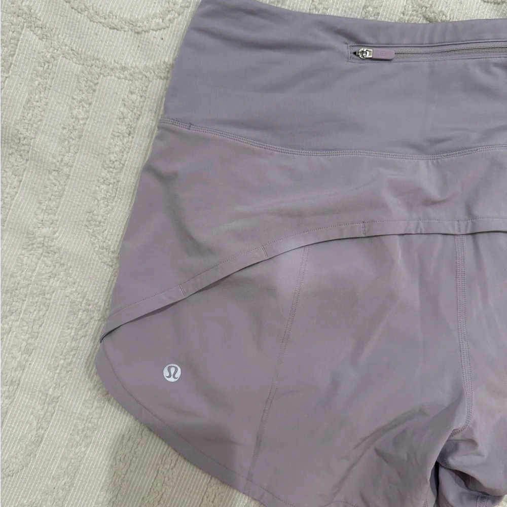 lululemon athletica Lavender Purple Speed Up Athletic Shorts - Picture 2 of 2